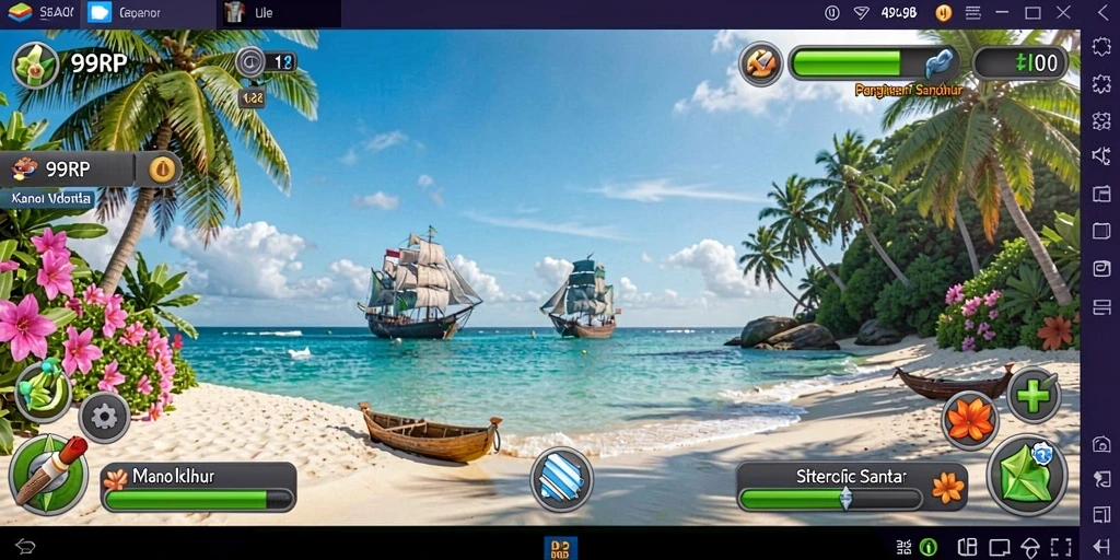 Gameplay 99RP yang seru dan penuh warna.