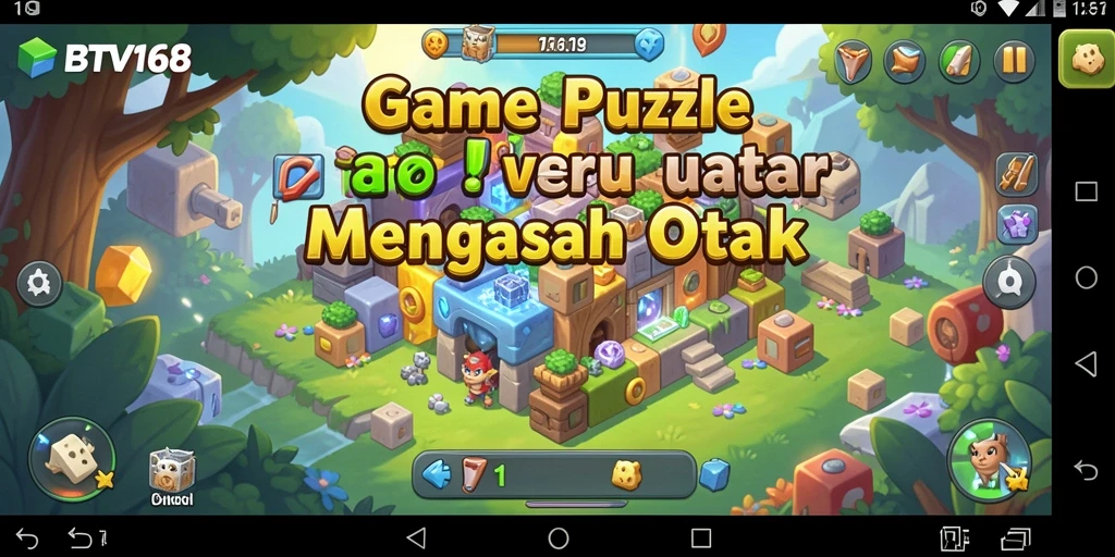 Tampilan gameplay BTV168 dengan tantangan Puzzle yang menarik.