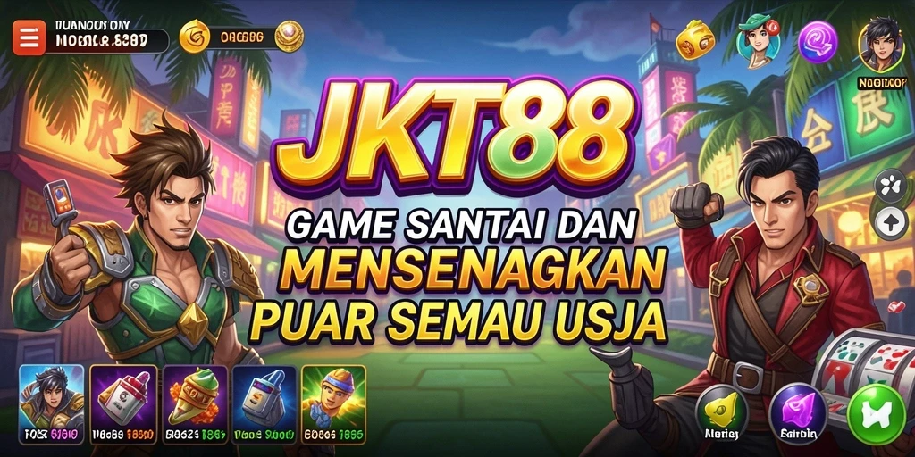 Screenshot gameplay JKT88 yang menampilkan keseruan permainan Casual.