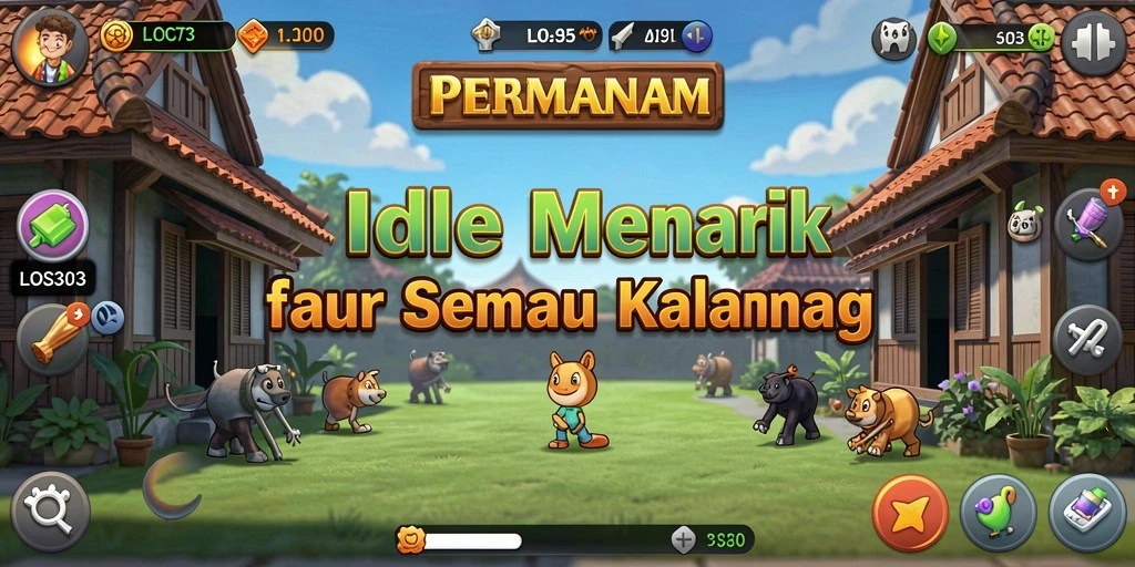 Screenshot utama menunjukkan momen gameplay seru dalam LOS303.
