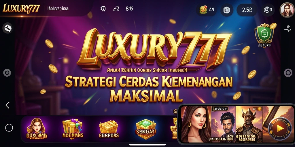 Tampilan gameplay LUXURY777 yang menawan dan strategi yang memikat.