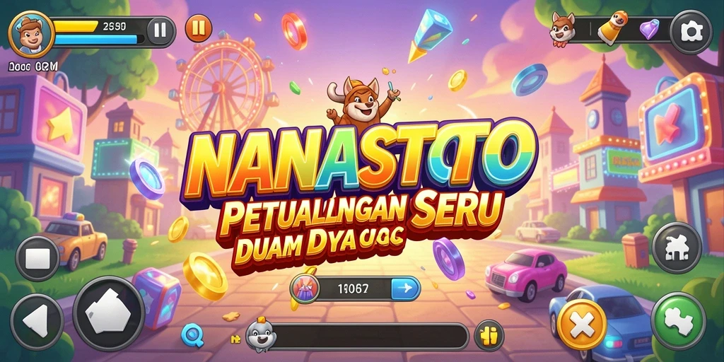 Tampilan seru gameplay NANASTOTO yang penuh tantangan.