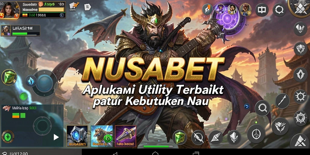 Tampilan antarmuka utama NUSABET yang user-friendly dan efisien.