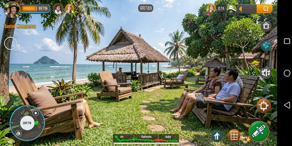 Tampilan gameplay RR789 yang penuh warna dan menarik.
