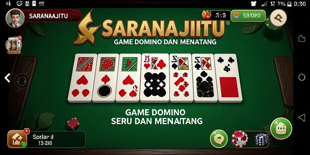 Tampilan gameplay seru dalam SARANAJITU dengan grafis yang menarik.