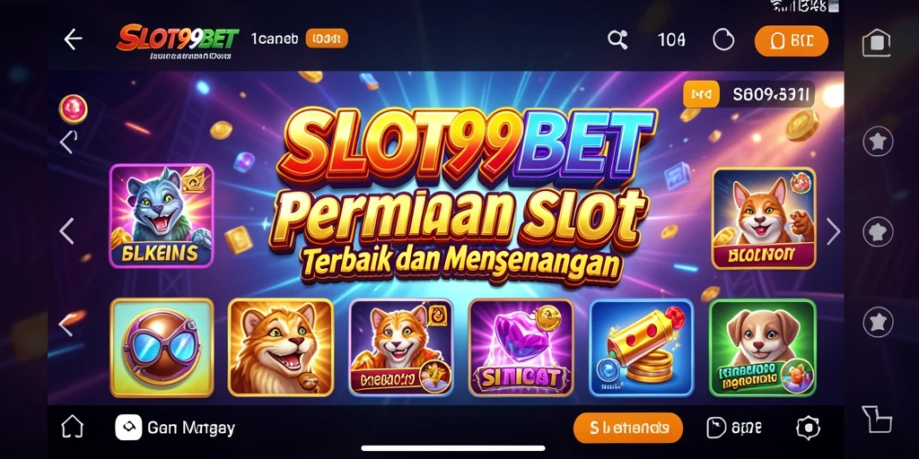 Screenshot menampilkan pengalaman bermain seru di SLOT99BET.