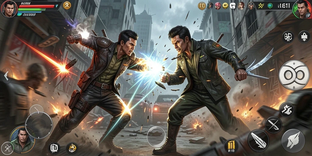 Screenshot menampilkan aksi seru dalam gameplay T6 yang mendebarkan.