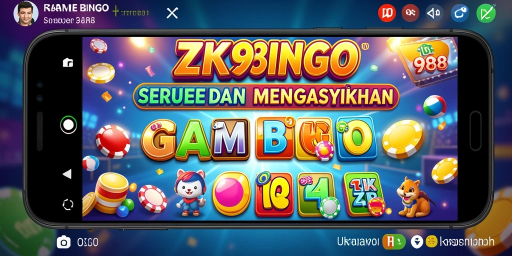 Tampilan menarik gameplay Bingo di ZK988.
